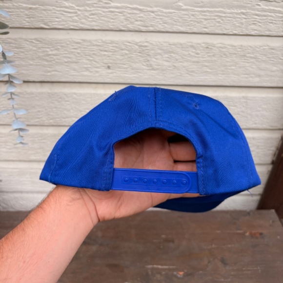 Vintage Trucking hat embroided snapback blue big truck - Picture 4 of 5